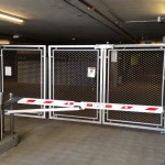 PDXT Bi-Fold Speedgate, Wire Mesh Infill, Galvanized Finish
