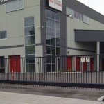 Delta Cantilever Sliding Gate | Powder Coated Black